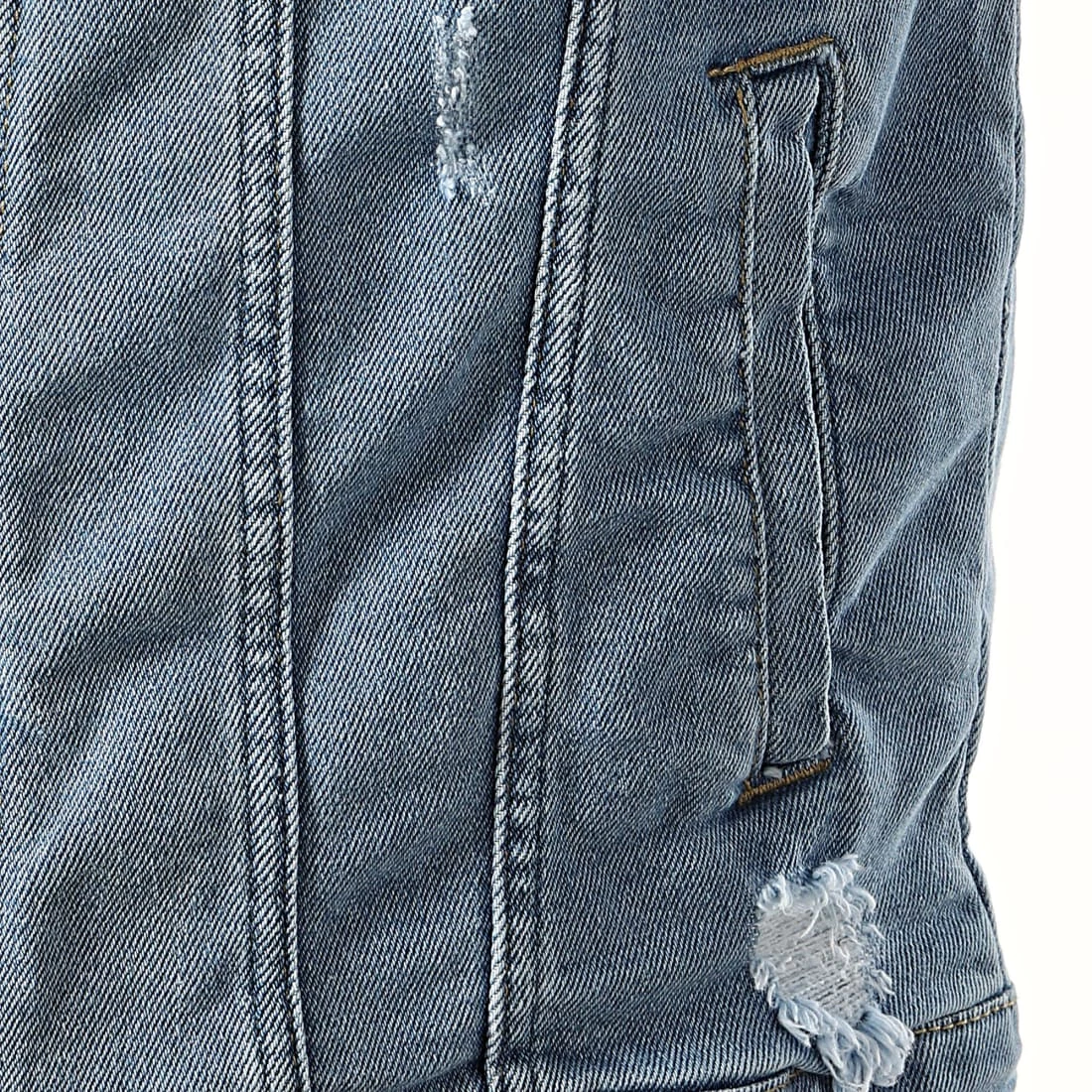 Budget 🎉 Veste Jean VS5 Bleu Denim de Zayne Paris ✔️ 4 Budget 🎉 Veste Jean VS5 Bleu Denim de Zayne Paris ✔️ – Image 4