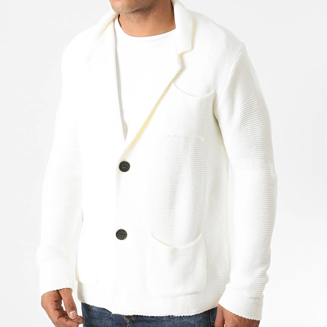 Vente flash 🌟 Gilet 715 Blanc de Zayne Paris 👏 1 Vente flash 🌟 Gilet 715 Blanc de Zayne Paris 👏