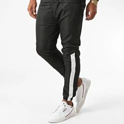 Acheter 🔥 Ensemble De Survêtement E138-4 Noir Blanc de Zayne Paris ✔️ -Zayne Paris Soldes zayne paris 228857 E138 4 20200821T150014 05