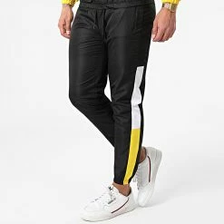 Nouveau 👍 Ensemble De Survetement TX-642 Réfléchissant Noir Jaune de Zayne Paris 🛒 -Zayne Paris Soldes zayne paris 247482 TX 642 6 20210122T141207 05