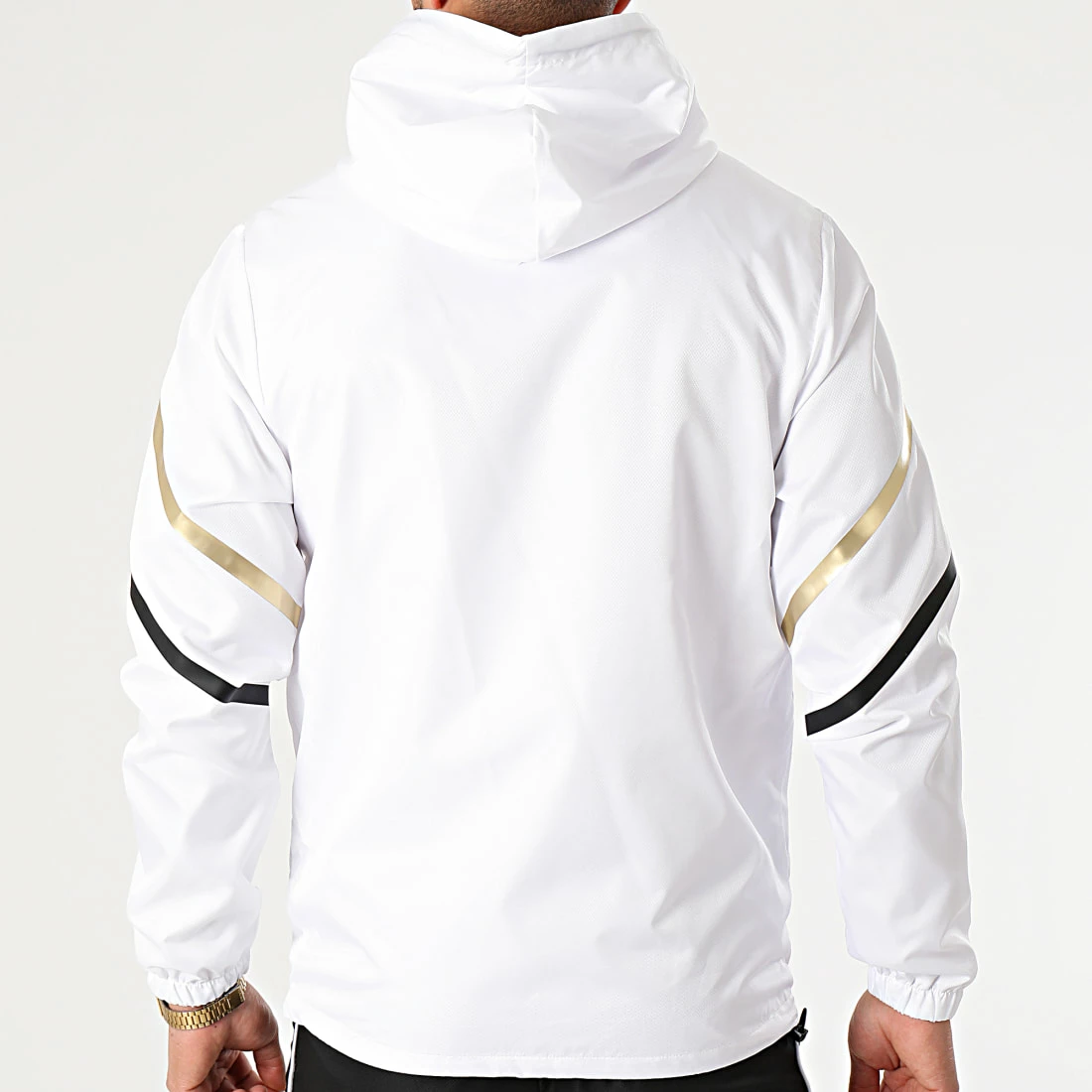 Nouveau 🎉 Ensemble De Survêtement TX-645 Blanc Noir Doré de Zayne Paris 🥰 4 Nouveau 🎉 Ensemble De Survêtement TX-645 Blanc Noir Doré de Zayne Paris 🥰 – Image 4