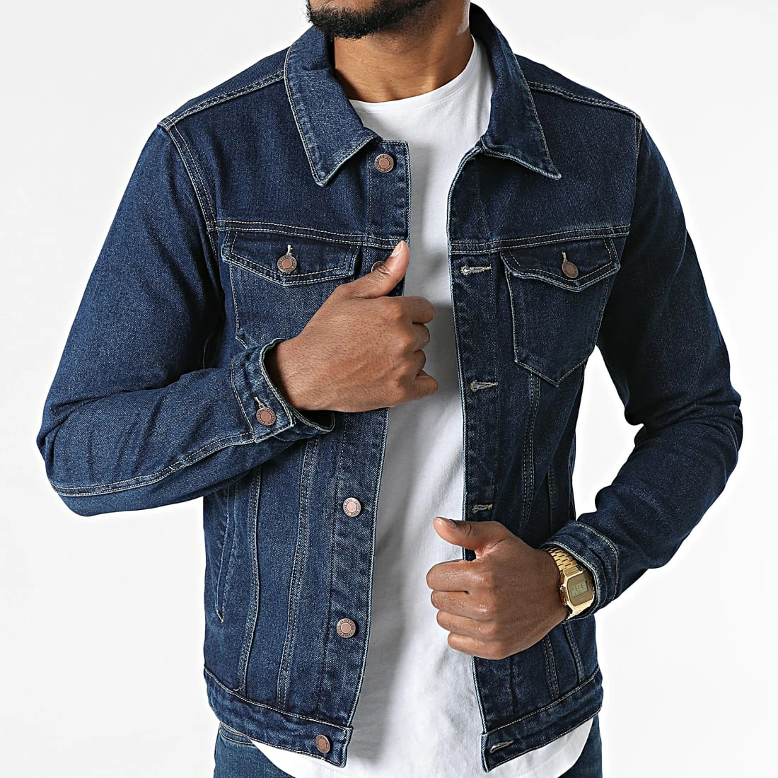 Meilleure affaire 😉 Veste Jean ZVS-020 Bleu Denim de Zayne Paris ✔️ 3 Meilleure affaire 😉 Veste Jean ZVS-020 Bleu Denim de Zayne Paris ✔️ – Image 3