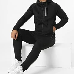 Sortie 🔥 Ensemble De Survêtement TX-683 Noir de Zayne Paris ❤️