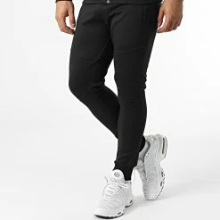 Sortie 🔥 Ensemble De Survêtement TX-683 Noir de Zayne Paris ❤️ -Zayne Paris Soldes zayne paris 282510 TX 683 1 20210910T144200 04