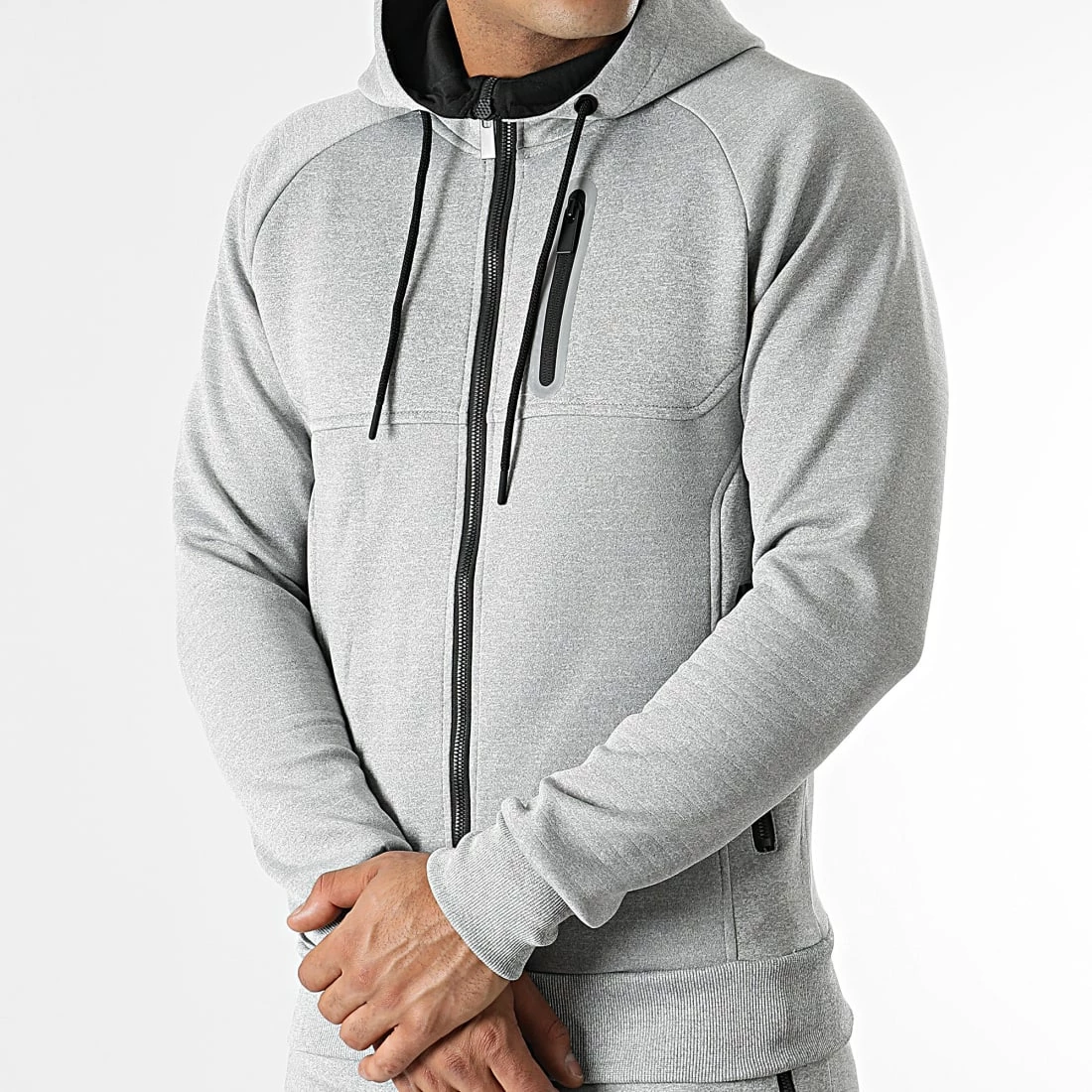 Top 10 ✨ Ensemble De Survêtement TX-683 Gris Chiné de Zayne Paris 👍 2 Top 10 ✨ Ensemble De Survêtement TX-683 Gris Chiné de Zayne Paris 👍 – Image 2