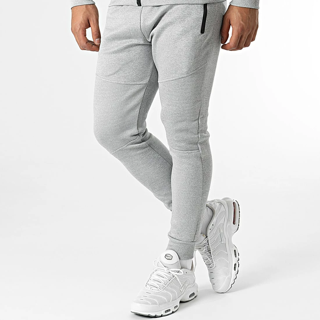 Top 10 ✨ Ensemble De Survêtement TX-683 Gris Chiné de Zayne Paris 👍 4 Top 10 ✨ Ensemble De Survêtement TX-683 Gris Chiné de Zayne Paris 👍 – Image 4