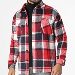 Bon marché 🛒 Surchemise A Carreaux KD643 Rouge Bleu Marine de Zayne Paris ✔️ 8 Bon marché 🛒 Surchemise A Carreaux KD643 Rouge Bleu Marine de Zayne Paris ✔️ -Zayne Paris Soldes zayne paris 285459 KD643 3 20211109T154235 03