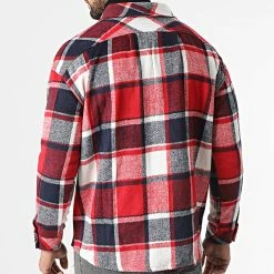 Bon marché 🛒 Surchemise A Carreaux KD643 Rouge Bleu Marine de Zayne Paris ✔️ 9 Bon marché 🛒 Surchemise A Carreaux KD643 Rouge Bleu Marine de Zayne Paris ✔️ -Zayne Paris Soldes zayne paris 285459 KD643 3 20211109T154236 04