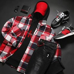 Bon marché 🛒 Surchemise A Carreaux KD643 Rouge Bleu Marine de Zayne Paris ✔️ 10 Bon marché 🛒 Surchemise A Carreaux KD643 Rouge Bleu Marine de Zayne Paris ✔️ -Zayne Paris Soldes zayne paris 285459 KD643 3 20211117T103507 05