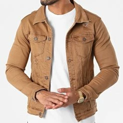 Coupon 🎉 Veste Jean ZVS-004 Camel de Zayne Paris 🛒 -Zayne Paris Soldes zayne paris 285479 ZVS 004 20210930T120113 03