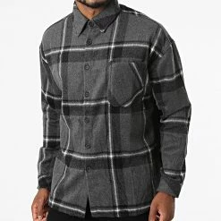 Remise 🔔 Surchemise A Carreaux KD640 Gris Anthracite de Zayne Paris 🎉 6 Remise 🔔 Surchemise A Carreaux KD640 Gris Anthracite de Zayne Paris 🎉 -Zayne Paris Soldes zayne paris 285739 KD640 1 20210923T164422 03