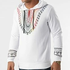 Nouveau 🥰 Sweat Capuche TX-245 Blanc de Zayne Paris 🥰