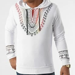 Nouveau 🥰 Sweat Capuche TX-245 Blanc de Zayne Paris 🥰 -Zayne Paris Soldes zayne paris 286235 TX 245 2 20211001T154304 03