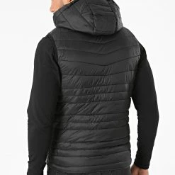 Vente flash 👍 Doudoune Capuche Sans Manches MA21018 Noir de Zayne Paris 💯 -Zayne Paris Soldes zayne paris 288477 MA21018 BLACK 20211013T164254 04