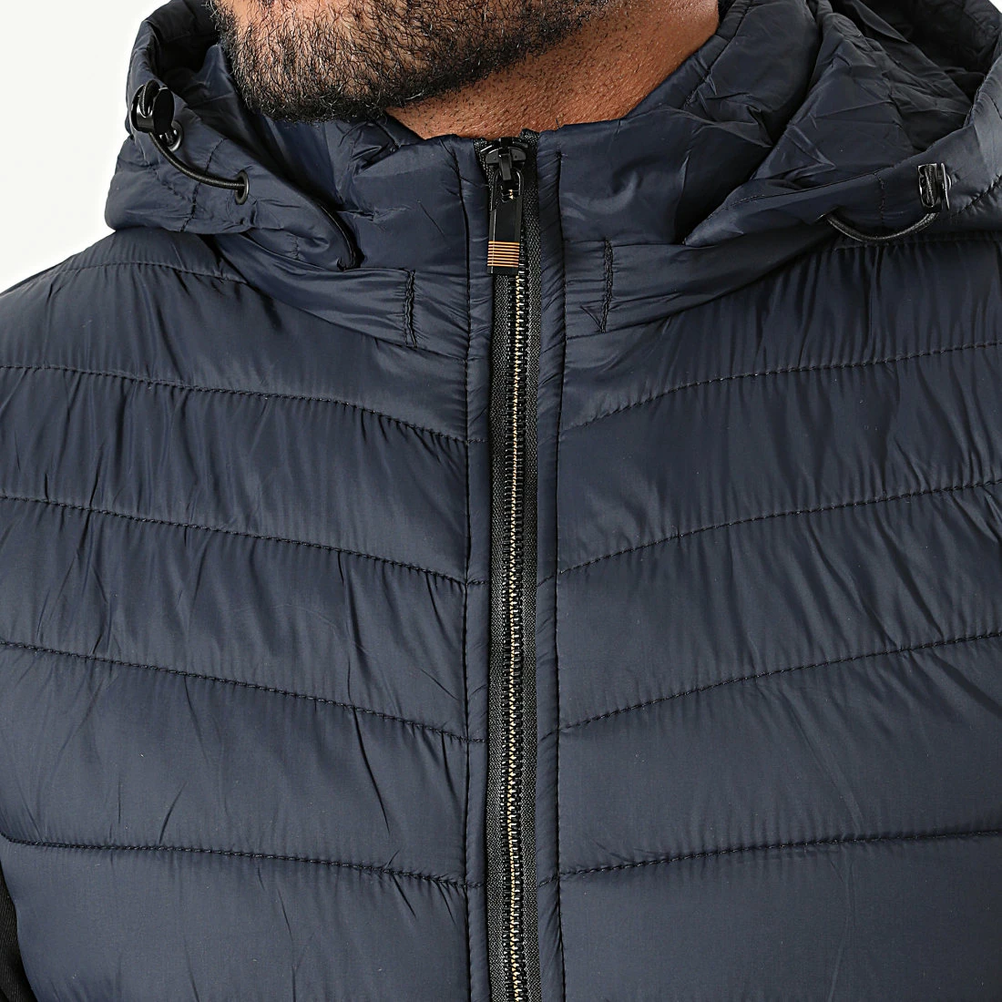 Vente flash 😍 Doudoune Capuche Sans Manches MA21018 Bleu Marine de Zayne Paris 💯 2 Vente flash 😍 Doudoune Capuche Sans Manches MA21018 Bleu Marine de Zayne Paris 💯 – Image 2