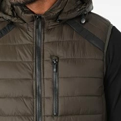 Promo 🔔 Doudoune Capuche Sans Manches MA21019 Vert Kaki de Zayne Paris 🎉 5 Promo 🔔 Doudoune Capuche Sans Manches MA21019 Vert Kaki de Zayne Paris 🎉 -Zayne Paris Soldes zayne paris 288531 MA21019 ARMY GREEN 20211014T150021 02