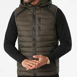 Promo 🔔 Doudoune Capuche Sans Manches MA21019 Vert Kaki de Zayne Paris 🎉 6 Promo 🔔 Doudoune Capuche Sans Manches MA21019 Vert Kaki de Zayne Paris 🎉 -Zayne Paris Soldes zayne paris 288531 MA21019 ARMY GREEN 20211014T150022 03