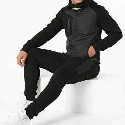 De gros ❤️ Ensemble De Survetement TX-698 Noir de Zayne Paris 🎁