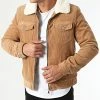 Bon marché 👍 Veste Col Mouton MA21009 Beige de Zayne Paris 😍