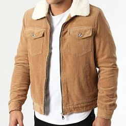 Bon marché 👍 Veste Col Mouton MA21009 Beige de Zayne Paris 😍 -Zayne Paris Soldes zayne paris 289002 MA21009 BEIGE 20211020T154756 03