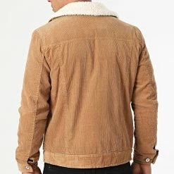 Bon marché 👍 Veste Col Mouton MA21009 Beige de Zayne Paris 😍 -Zayne Paris Soldes zayne paris 289002 MA21009 BEIGE 20211020T154757 04