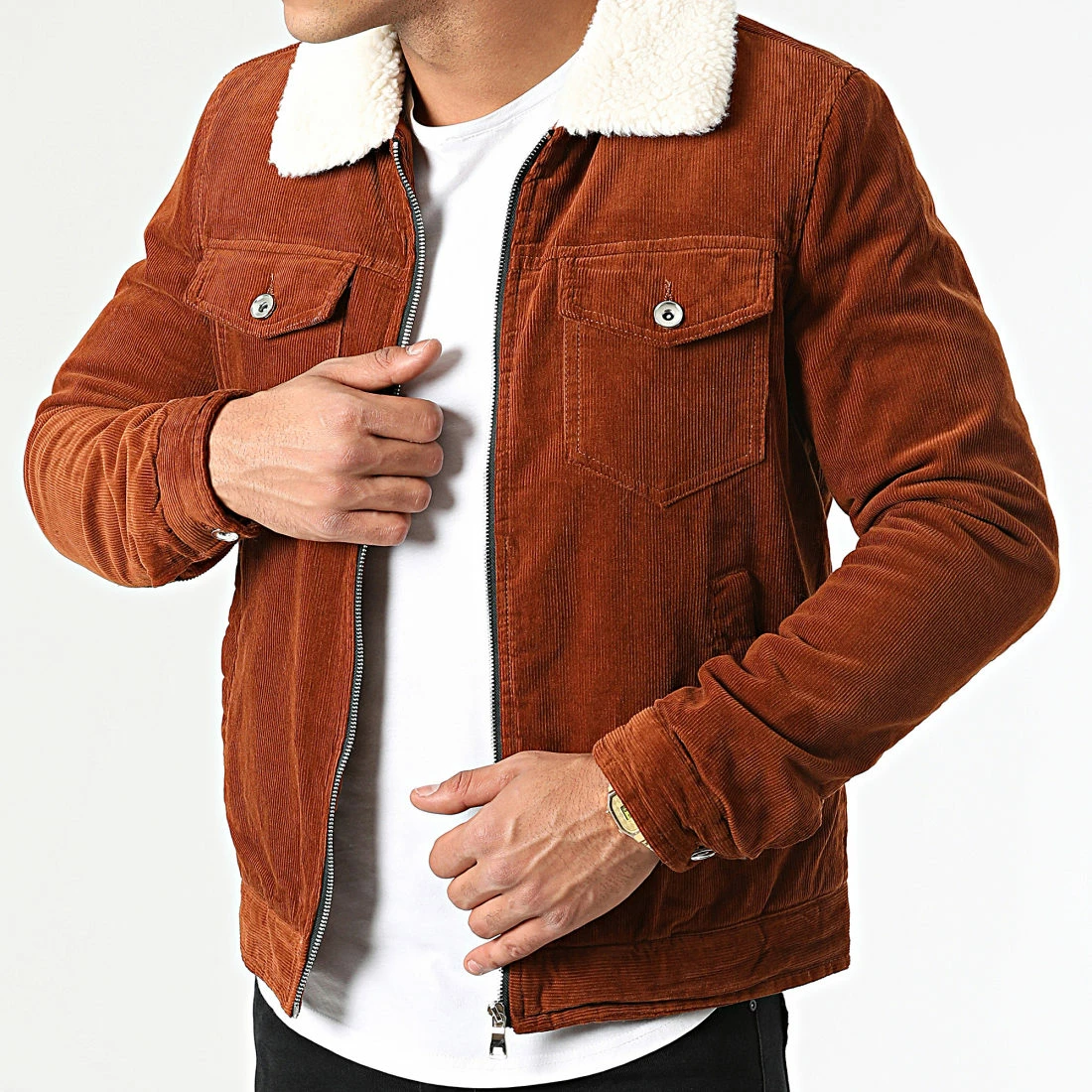 De gros 👍 Veste Col Mouton MA21009 Camel de Zayne Paris ✔️ 1 De gros 👍 Veste Col Mouton MA21009 Camel de Zayne Paris ✔️