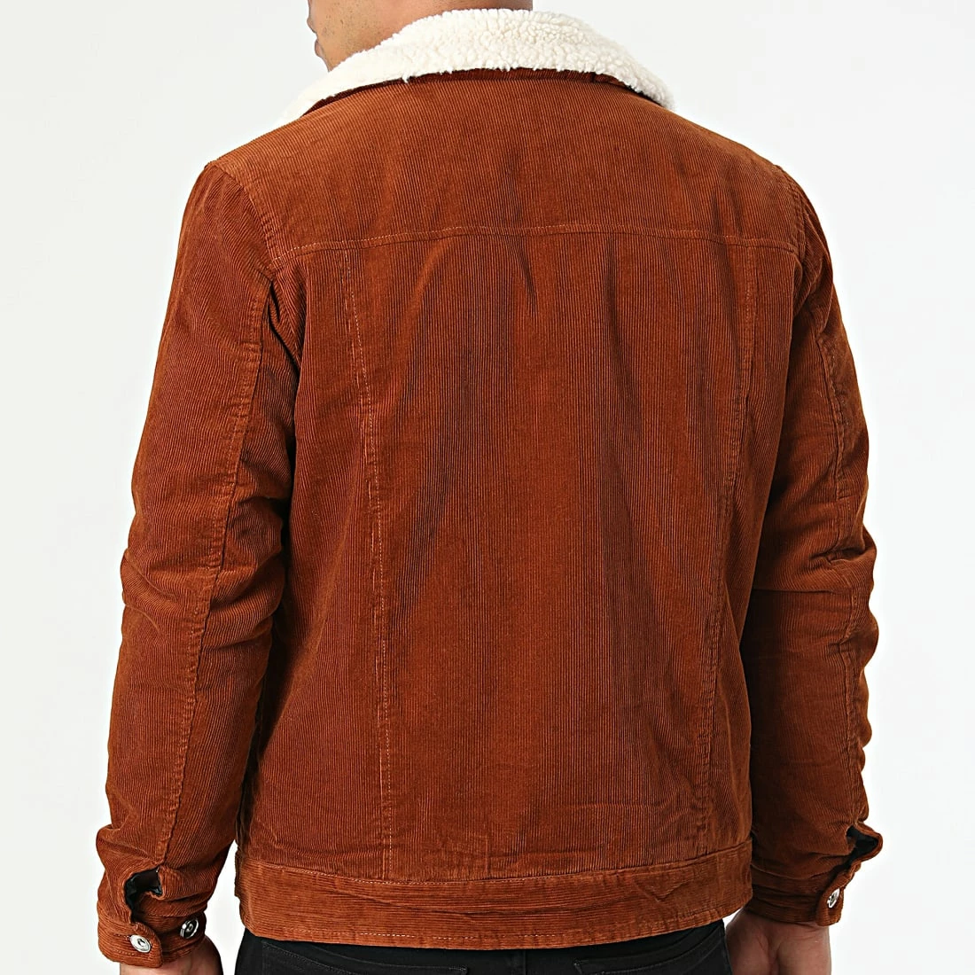 De gros 👍 Veste Col Mouton MA21009 Camel de Zayne Paris ✔️ 4 De gros 👍 Veste Col Mouton MA21009 Camel de Zayne Paris ✔️ – Image 4