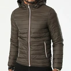 Top 10 💯 Doudoune MA21016 Vert Kaki de Zayne Paris ❤️