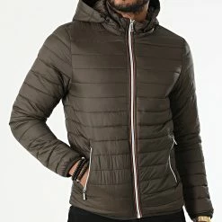 Top 10 💯 Doudoune MA21016 Vert Kaki de Zayne Paris ❤️ -Zayne Paris Soldes zayne paris 289167 MA21016 KHAKI 20211021T154921 03