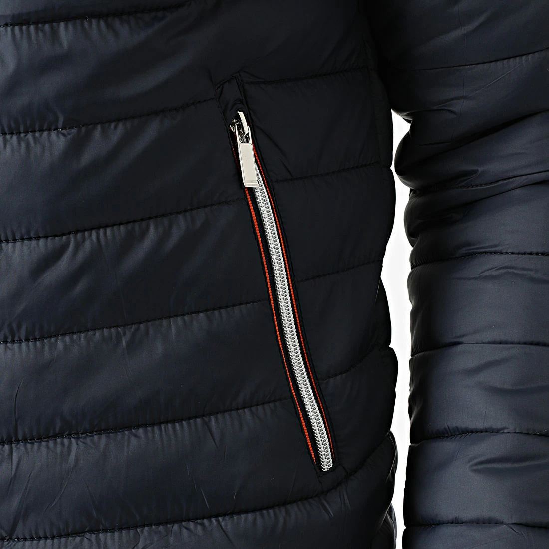 Budget 😀 Doudoune Capuche MA21016 Bleu Marine de Zayne Paris 🧨 2 Budget 😀 Doudoune Capuche MA21016 Bleu Marine de Zayne Paris 🧨 – Image 2