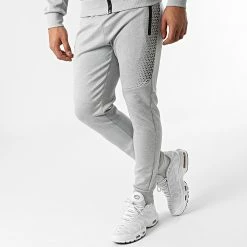 Nouveau 😀 Ensemble De Survetement E278 Gris Chiné de Zayne Paris ❤️ 7 Nouveau 😀 Ensemble De Survetement E278 Gris Chiné de Zayne Paris ❤️ -Zayne Paris Soldes zayne paris 289169 E278 2 20211022T144544 04