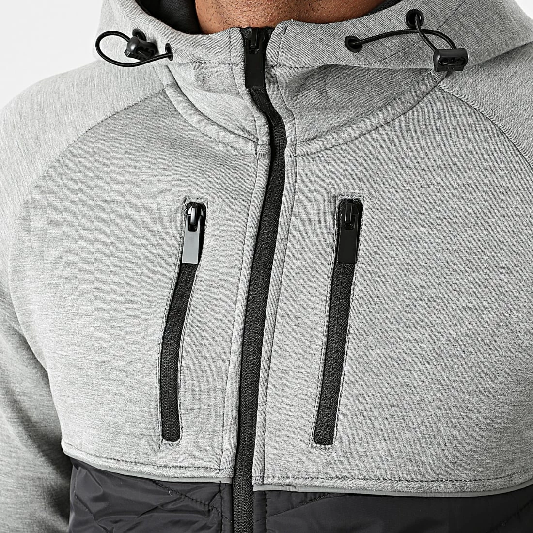 Meilleure affaire ⭐ Ensemble De Survetement TX-696 Gris Chiné Noir de Zayne Paris 🥰 3 Meilleure affaire ⭐ Ensemble De Survetement TX-696 Gris Chiné Noir de Zayne Paris 🥰 – Image 3