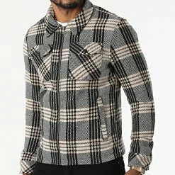 Bon marché 👍 Surchemise Carreaux KD653 Noir Beige de Zayne Paris 😍 6 Bon marché 👍 Surchemise Carreaux KD653 Noir Beige de Zayne Paris 😍 -Zayne Paris Soldes zayne paris 289292 KD653 3 20211022T143419 03