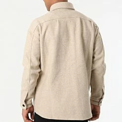 Grosses soldes 🎉 Surchemise KD646 Beige Chiné de Zayne Paris 🧨 -Zayne Paris Soldes zayne paris 289300 KD646 2 20211022T145652 04