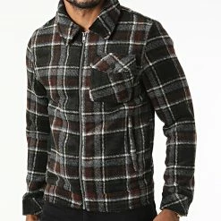 Nouveau ✔️ Surchemise Carreaux KD650 Noir de Zayne Paris ⭐ -Zayne Paris Soldes zayne paris 289301 KD650 2 20211022T143228 03