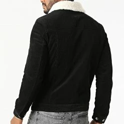 Grosses soldes 🎉 Veste Col Mouton MA21009 Noir de Zayne Paris 👏 -Zayne Paris Soldes zayne paris 289304 MA21009 BLACK 20211022T143102 04