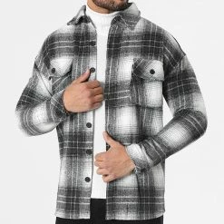 Remise 😍 Surchemise A Carreaux KD630 Gris Anthracite de Zayne Paris 😍 6 Remise 😍 Surchemise A Carreaux KD630 Gris Anthracite de Zayne Paris 😍 -Zayne Paris Soldes zayne paris 289313 KD630 1 20211109T154342 02