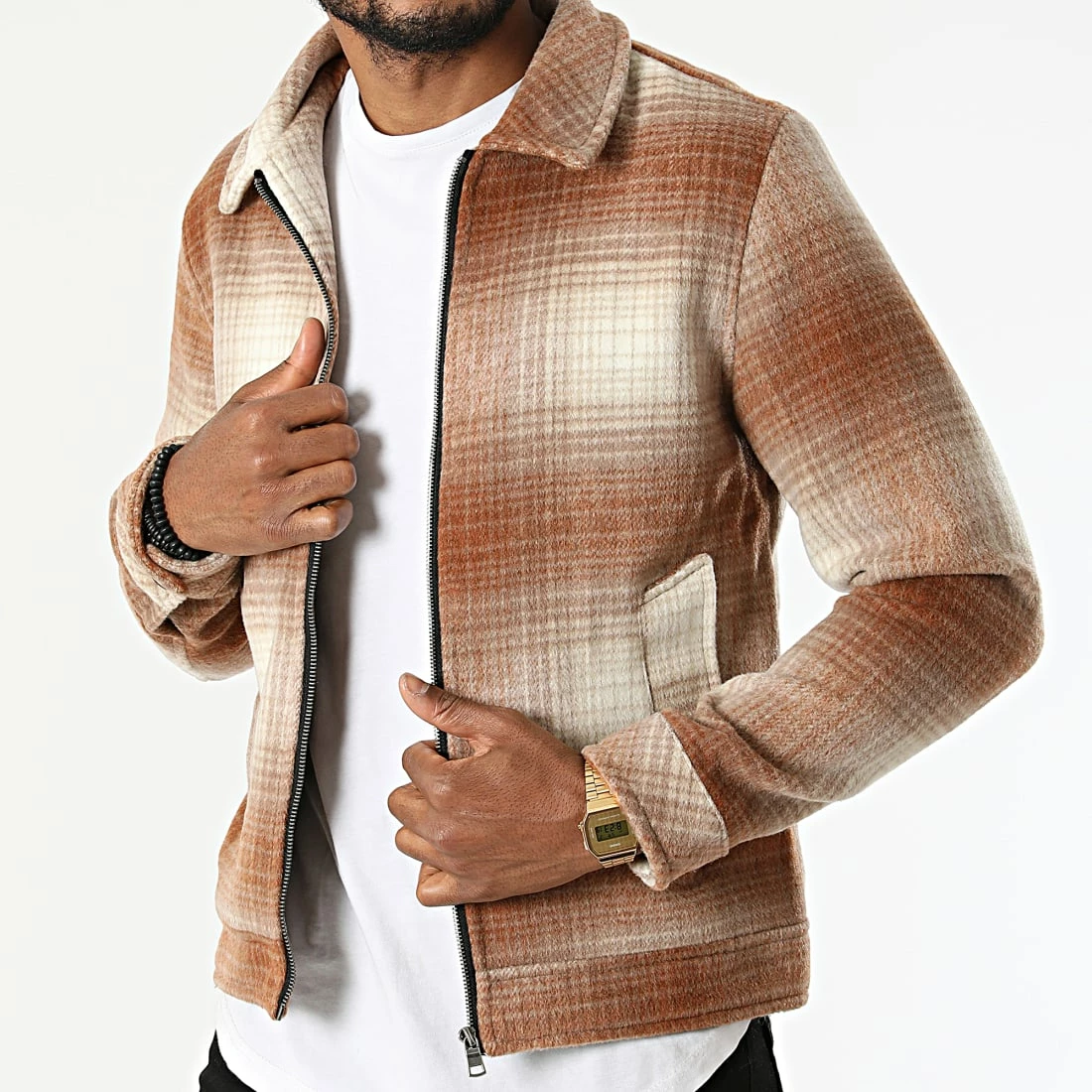 Acheter 🎉 Surchemise Carreaux KD649 Beige Blanc de Zayne Paris 🤩 1 Acheter 🎉 Surchemise Carreaux KD649 Beige Blanc de Zayne Paris 🤩