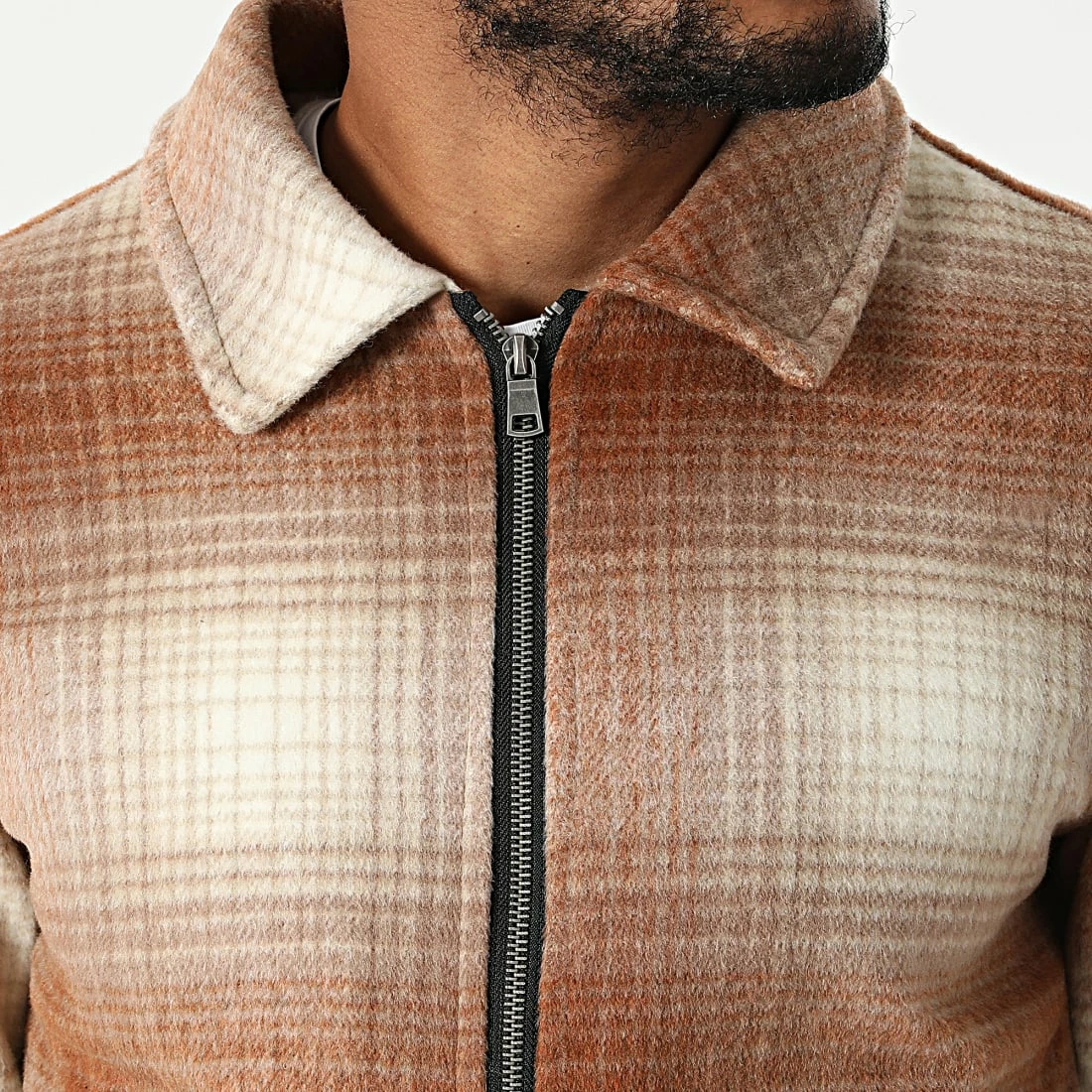 Acheter 🎉 Surchemise Carreaux KD649 Beige Blanc de Zayne Paris 🤩 2 Acheter 🎉 Surchemise Carreaux KD649 Beige Blanc de Zayne Paris 🤩 – Image 2