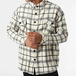 Meilleur prix ⭐ Surchemise A Carreaux KD631 Beige de Zayne Paris 🛒 6 Meilleur prix ⭐ Surchemise A Carreaux KD631 Beige de Zayne Paris 🛒 -Zayne Paris Soldes zayne paris 289336 KD631 3 20211022T145629 03