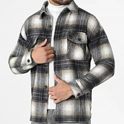 Budget 🧨 Surchemise A Carreaux KD630 Bleu Marine Beige de Zayne Paris 🎁 6 Budget 🧨 Surchemise A Carreaux KD630 Bleu Marine Beige de Zayne Paris 🎁 -Zayne Paris Soldes zayne paris 289499 KD630 3 20211109T154418 02