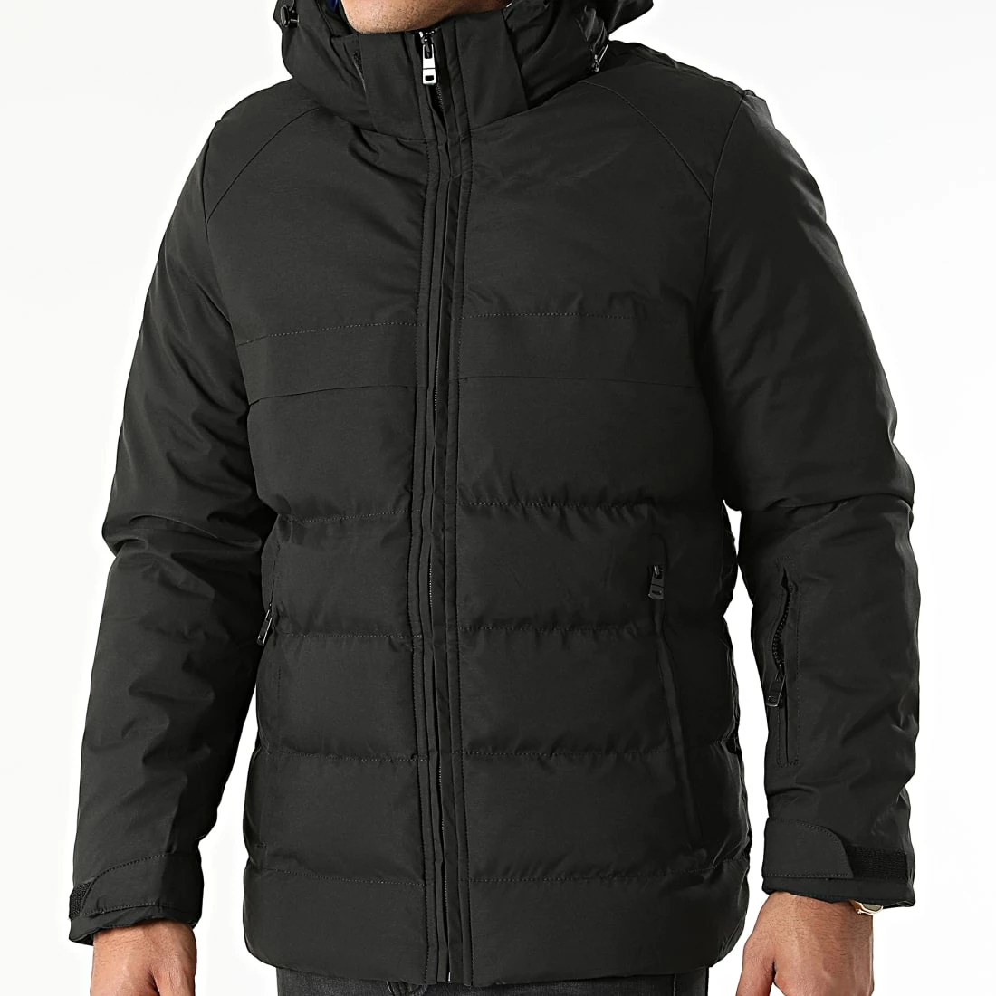 Budget 😀 Doudoune Capuche MA21012 Noir de Zayne Paris ✔️ 3 Budget 😀 Doudoune Capuche MA21012 Noir de Zayne Paris ✔️ – Image 3