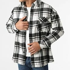 Vente flash ⌛ Surchemise A Carreaux KD665 Noir de Zayne Paris 🔔