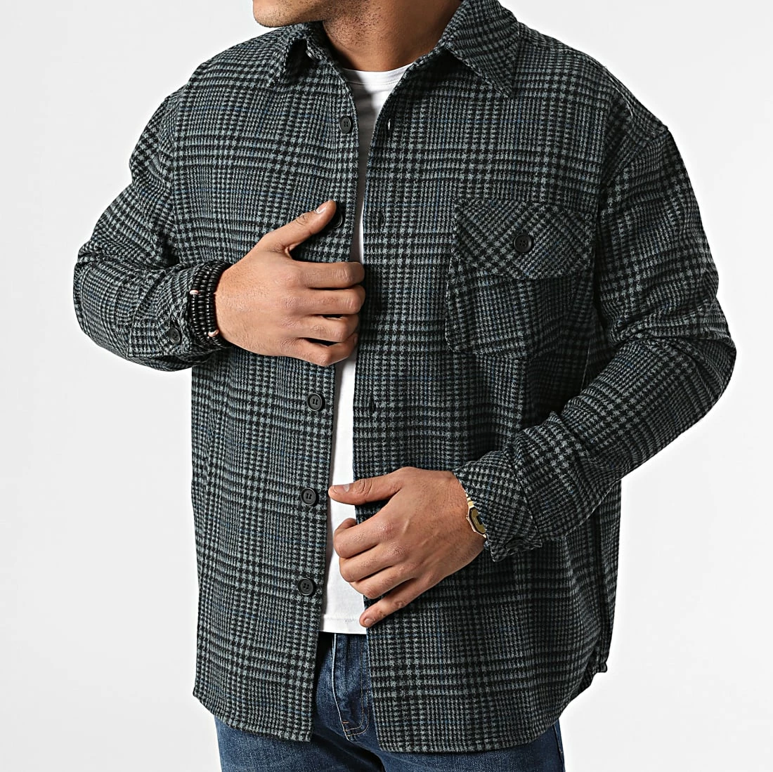 Le moins cher 🤩 Surchemise KD666 Noir Bleu Marine de Zayne Paris 🥰 1 Le moins cher 🤩 Surchemise KD666 Noir Bleu Marine de Zayne Paris 🥰