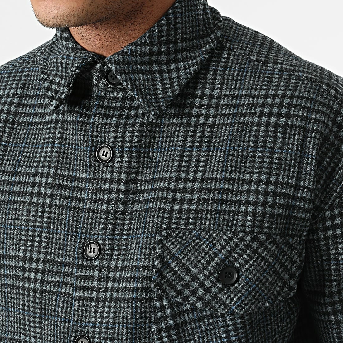 Le moins cher 🤩 Surchemise KD666 Noir Bleu Marine de Zayne Paris 🥰 2 Le moins cher 🤩 Surchemise KD666 Noir Bleu Marine de Zayne Paris 🥰 – Image 2