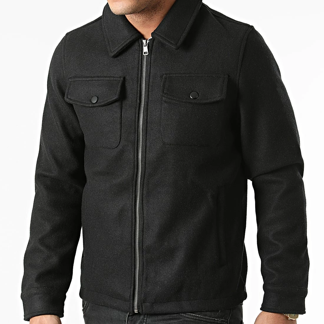 Le moins cher 🎁 Surchemise KD655 Noir de Zayne Paris ⭐ 3 Le moins cher 🎁 Surchemise KD655 Noir de Zayne Paris ⭐ – Image 3