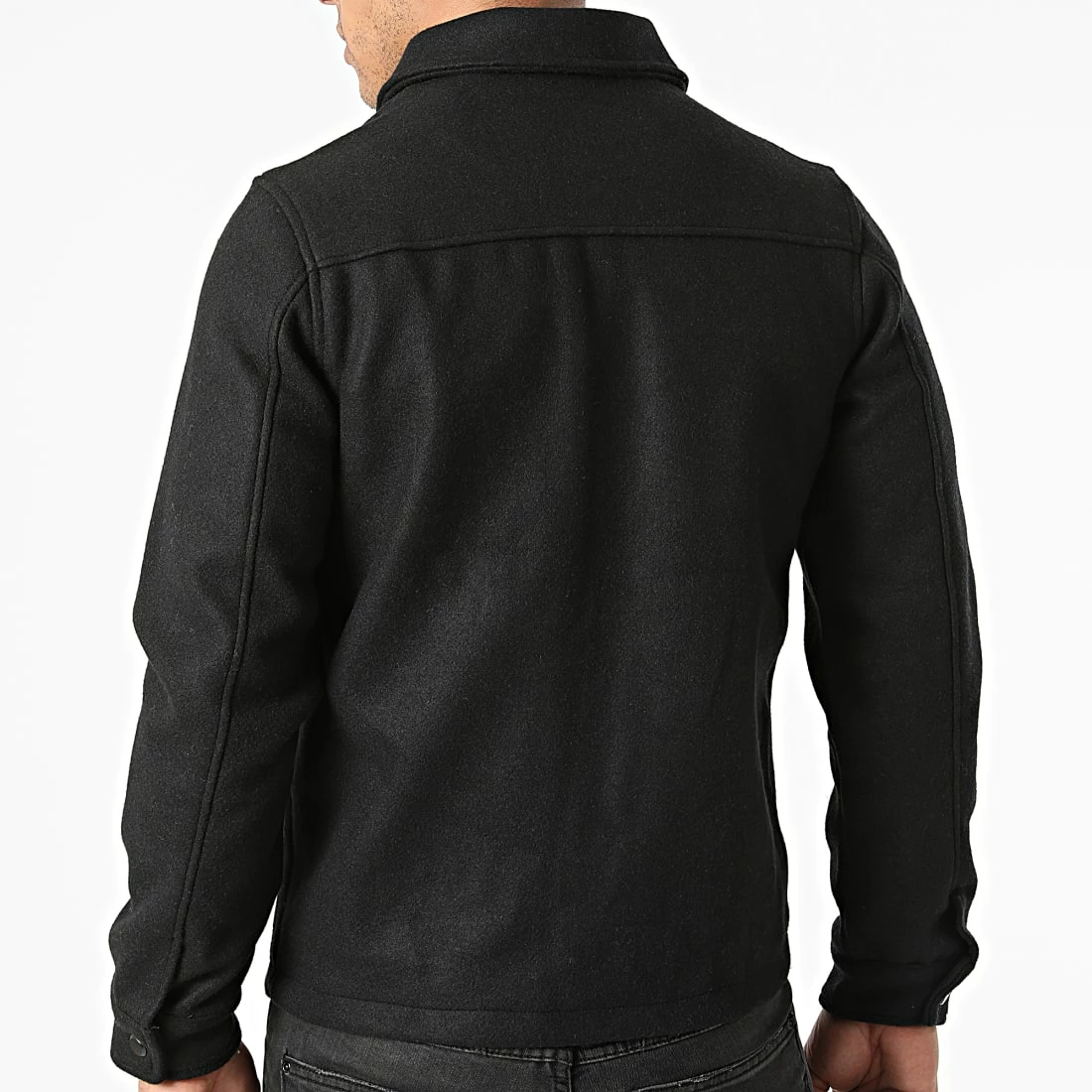 Le moins cher 🎁 Surchemise KD655 Noir de Zayne Paris ⭐ 4 Le moins cher 🎁 Surchemise KD655 Noir de Zayne Paris ⭐ – Image 4