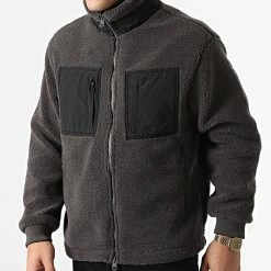 Budget 🎉 Veste Polaire Zippée TX-719 Gris Anthracite de Zayne Paris 👏