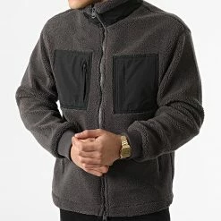 Budget 🎉 Veste Polaire Zippée TX-719 Gris Anthracite de Zayne Paris 👏 -Zayne Paris Soldes zayne paris 291865 TX 719 4 20211118T151142 03