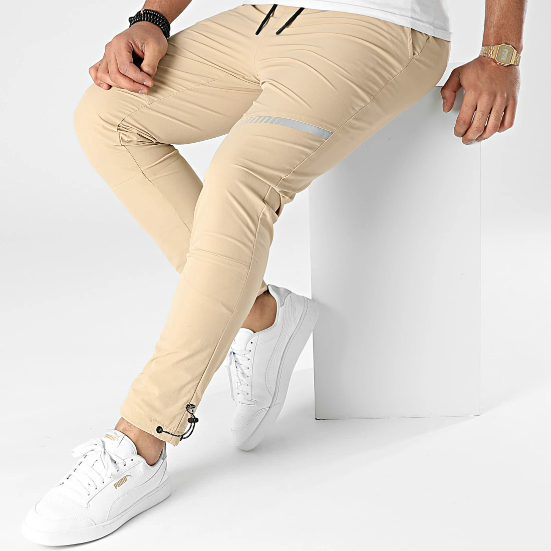 Tout neuf 🎉 Pantalon Jogging TX-726 Beige de Zayne Paris ❤️ 3 Tout neuf 🎉 Pantalon Jogging TX-726 Beige de Zayne Paris ❤️ – Image 3